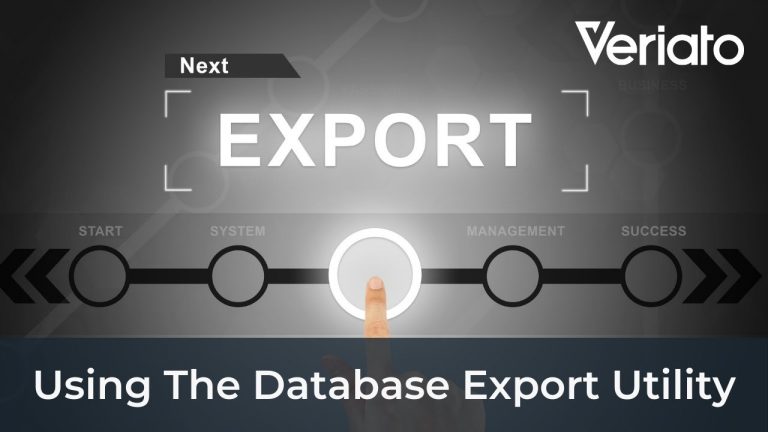 How to use the database export utility in Veriato Cerebral